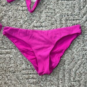 BECCA Ribbed Low Rise Bikini Bottom